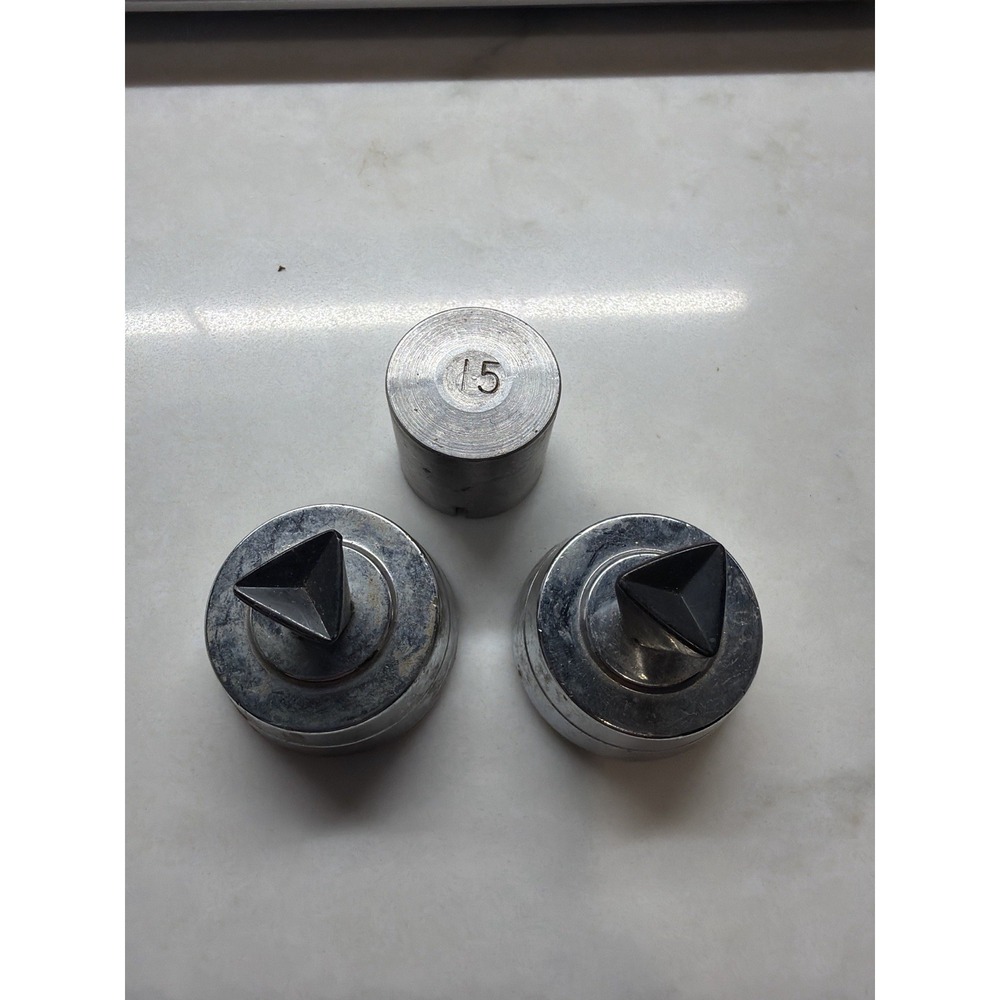 Presto Pressure Cooker Regulator Weight Jiggler Parts Lot Of 3; 15 Psi & 28-077